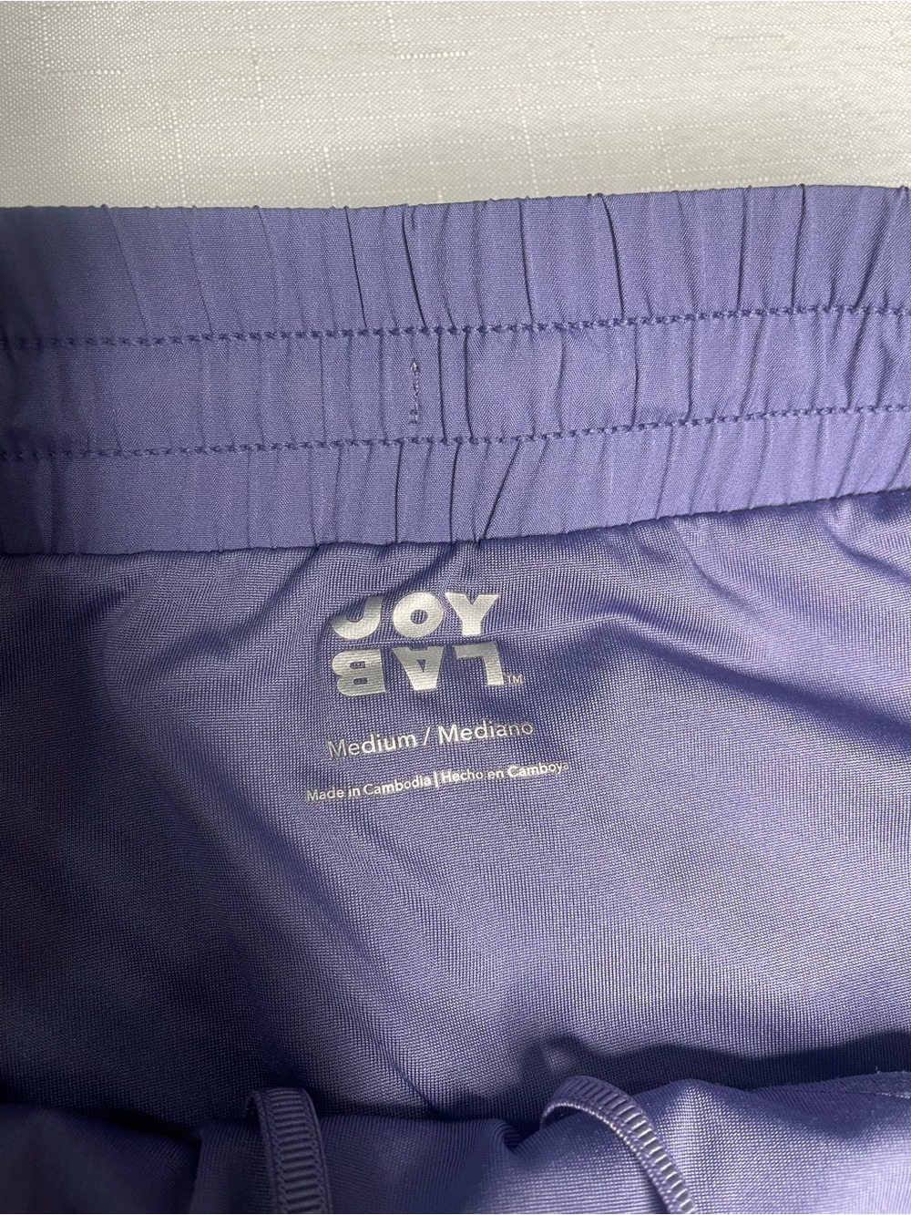 Women's joy Lab athletic medium Purple Running Shorts - Picture 4 of 6